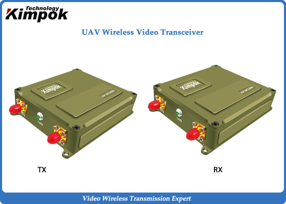 Łącze wideo 1440Mhz UAV COFDM, 1 watowy nadajnik wideo Ethernet do 40 km