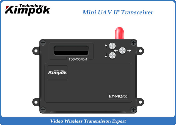 Bezprzewodowy nadajnik wideo Kimpok 2,4 GHz 100-1000 mW RS422