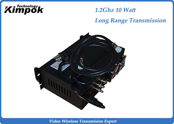 Nadajnik wideo HD o mocy 10 W CCTV dalekiego zasięgu AC 220 V 3168 g Waga