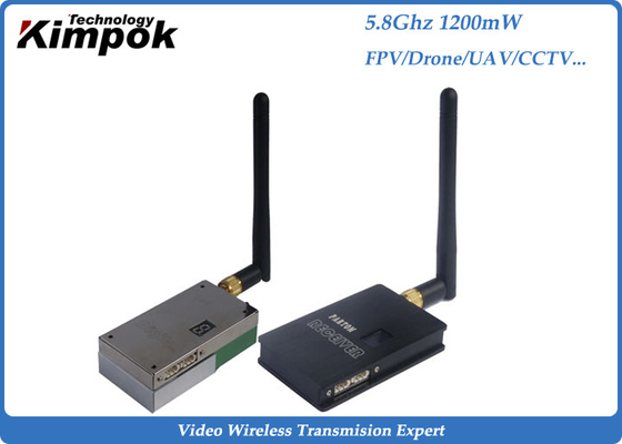 Analogowy nadajnik wideo 1200 mW 5,8 Ghz, bezprzewodowy nadajnik wideo HDMI CCTV