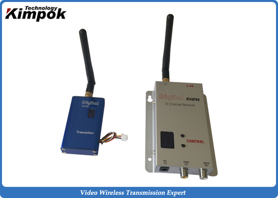 Analogowy nadajnik i odbiornik wideo 2,4 GHz FPV 1000 mW 12 kanałów