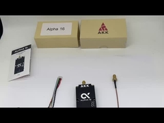 AKK Alpha16 Bezprzewodowy nadajnik wideo 5.8G 16W FPV VTX 96CH do transmisji obrazu drona RC