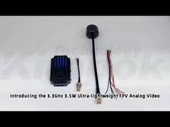 Nadajnik wideo FPV UAV 3.3G 3.5W, 3.3 GHz VTX z IRC 24CH 25mW/2000mW/3500mW Moduł VTX FPV