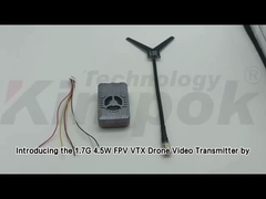 1.7Ghz VTX Bezprzewodowy nadajnik wideo UAV Wsparcie IRC Tramp Video Link 4W RF Power VTX