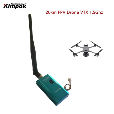 1.5G 1.5W odbiornik wideo sygnał analogowy nadajnik bezprzewodowy i odbiornik VRX dla dronów FPV