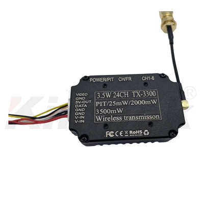 Nadajnik wideo FPV UAV 3.3G 3.5W, 3.3 GHz VTX z IRC 24CH 25mW/2000mW/3500mW Moduł VTX FPV