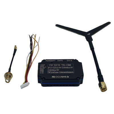 1.2G 1.3G 5W Bezprzewodowy nadajnik wideo 32CH FPV VTX 25mW 2000mW 5000mW Link wideo