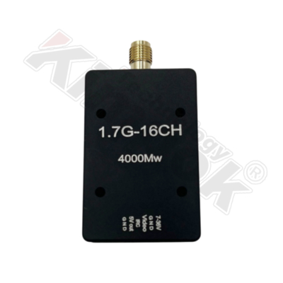 1.7 GHz 4W FPV Analogowy Nadajnik Wideo z Bezprzewodowym VTX Dalekiego Zasięgu dla UAV Video TX