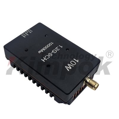 40 km Wielozadaniowy bezprzewodowy VTX 1.2Ghz 10W UAV Transmitter FPV VTX Video Link 9CH