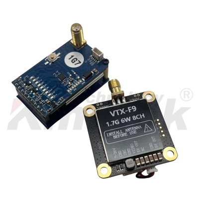 1.7G 6W Wireless Video Transmitter and Receiver 8CH Wsparcie IRC Tramp 1.7G VTX VRX